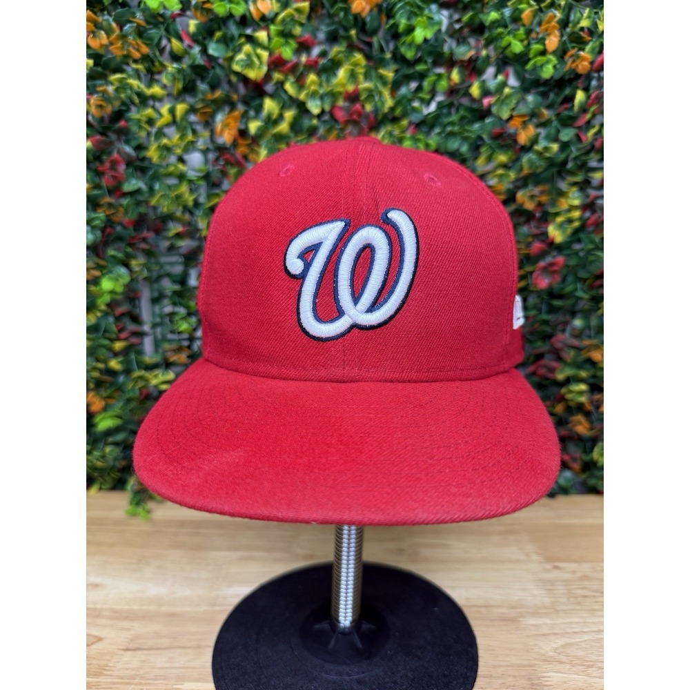 Washington Nationals New Era‎ 59Fifty Fitted Hat September 11th Patch Red 7 1/4